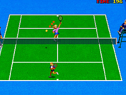 画像ギャラリー No.001のサムネイル画像 / 「アーケードアーカイブス スーパーワールドコート」,5月29日に配信。得意技の異なる個性豊かな選手を使ってテニスのトーナメントで優勝を目指す