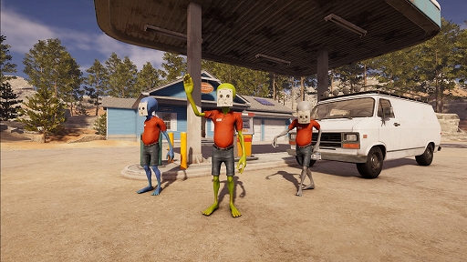 画像ギャラリー No.006のサムネイル画像 / 人間に扮した宇宙人として店舗を経営しつつ,ひっそりとデータを収集。ガソリンスタンド経営シミュレーション「Roadside Research」が発表に