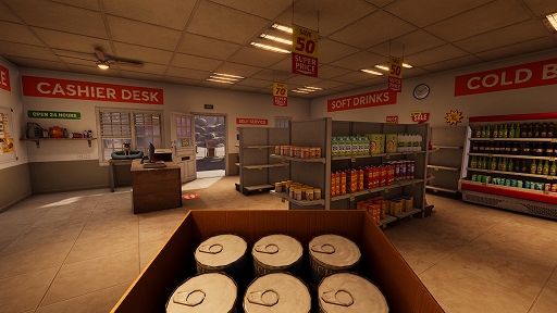 画像ギャラリー No.007のサムネイル画像 / 人間に扮した宇宙人として店舗を経営しつつ,ひっそりとデータを収集。ガソリンスタンド経営シミュレーション「Roadside Research」が発表に