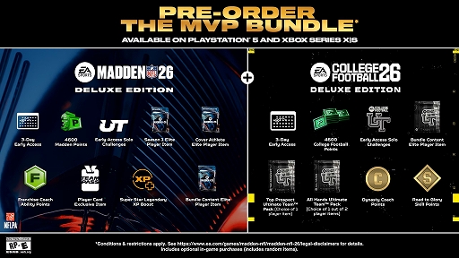 ���������꡼ No.007�Υ���ͥ������ / ��EA SPORTS Madden NFL 26�ס��ǿ��ȥ쥤�顼�������AI�ؽ��ˤ����10ǯʬ�λ��ǹԤ��Ƥ����ץ쥤��ǡ����������������ȿ��