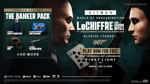 画像ギャラリー No.015のサムネイル画像 / 「HITMAN World of Assassination」,映画「007/カジノ・ロワイヤル」とのコラボを開始。マッツ・ミケルセン氏が演じたル・シッフルが登場