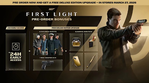 画像ギャラリー No.002のサムネイル画像 / 「007 First Light」,PC版スペックを公開。ストレージ容量80GB以上,推奨GPUスペックはRTX 3060Ti以上,最低はGTX 1660以上