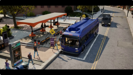 画像ギャラリー No.002のサムネイル画像 / バス運転シム「BUS BOUND」が発表に。交通インフラとしての役割を果たし,活気に満ちた街を目指そう
