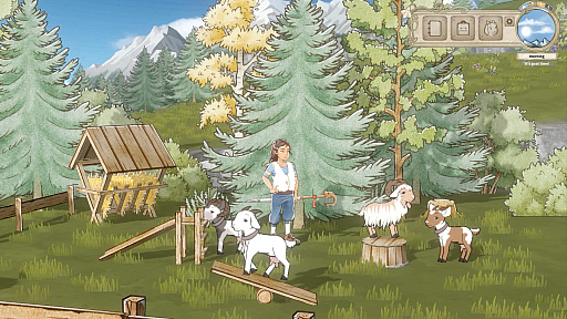 画像ギャラリー No.001のサムネイル画像 / スイスアルプスでヤギとともに暮らすライフシム「Heidi's Legacy: Mountains Calling」発表。トレイラー公開