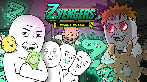 画像ギャラリー No.001のサムネイル画像 / 「The ZVENGERS -INFINITY DEFENSE-」,PC版を6月19日にリリース。スタンプ「Today's Meme」のキャラが登場するディフェンスゲーム