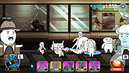 画像ギャラリー No.002のサムネイル画像 / 「The ZVENGERS -INFINITY DEFENSE-」,PC版を6月19日にリリース。スタンプ「Today's Meme」のキャラが登場するディフェンスゲーム