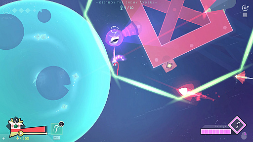 画像ギャラリー No.002のサムネイル画像 / 銃の反動で移動する惑星ジャンピングシューター「Baseless」のクローズドβテストが6月24日より実施に