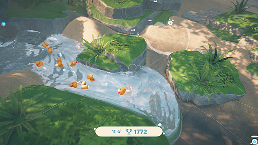 画像ギャラリー No.004のサムネイル画像 / 砂を盛ったり,削ったり,アヒルを流したり。心洗われる小川作りサンドボックスゲーム「Babbling Brook」,デモ版を配信中