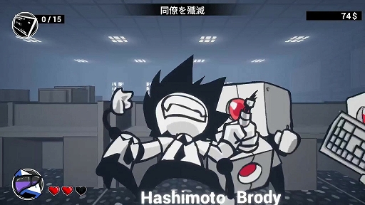 画像ギャラリー No.003のサムネイル画像 / ブラック企業からの退職を目指せ。ローグライト要素を取り入れた2D横スクロールACT「速攻退職」,PS5/PS4/Switch向けに10月23日発売決定