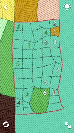 画像ギャラリー No.008のサムネイル画像 / 刺しゅうがテーマのパズルゲーム「stitch.」。簡単なようでけっこうムズい,500以上のフープにチャレンジ(今日から始めろApple Arcade #40)