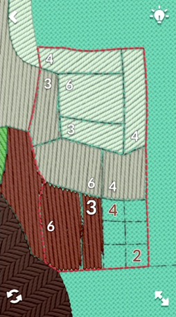 画像ギャラリー No.009のサムネイル画像 / 刺しゅうがテーマのパズルゲーム「stitch.」。簡単なようでけっこうムズい,500以上のフープにチャレンジ(今日から始めろApple Arcade #40)