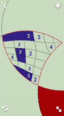 画像ギャラリー No.017のサムネイル画像 / 刺しゅうがテーマのパズルゲーム「stitch.」。簡単なようでけっこうムズい,500以上のフープにチャレンジ(今日から始めろApple Arcade #40)