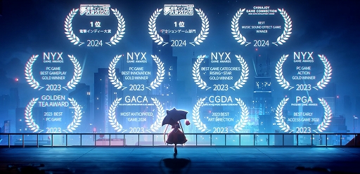 画像ギャラリー No.002のサムネイル画像 / スマホ版「BlazBlue Entropy Effect」本日配信。現実と仮想が融合した世界を何度もループし,能力を引き継ぎながら戦う2DローグライトACT