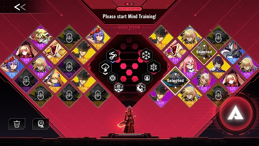 画像ギャラリー No.003のサムネイル画像 / スマホ版「BlazBlue Entropy Effect」本日配信。現実と仮想が融合した世界を何度もループし,能力を引き継ぎながら戦う2DローグライトACT