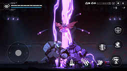 画像ギャラリー No.004のサムネイル画像 / スマホ版「BlazBlue Entropy Effect」本日配信。現実と仮想が融合した世界を何度もループし,能力を引き継ぎながら戦う2DローグライトACT