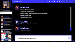 画像ギャラリー No.004のサムネイル画像 / 死神を名乗る男の魅力に抗いながら,魂をかけたやり取りをする無料のチャット型恋愛ノベル「A Date with Death」,日本語化決定