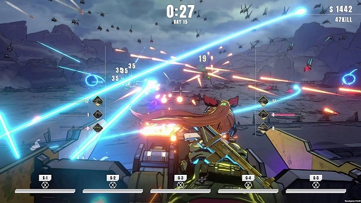 画像ギャラリー No.003のサムネイル画像 / 少女が乗るタレットを操作し,押し寄せる外来生物を残らず駆除せよ。「タレットと少女」,Steamで8月25日にリリース決定