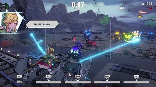 タレットと少女