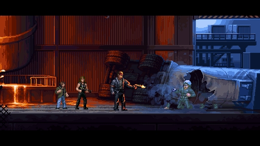 画像ギャラリー No.003のサムネイル画像 / 名作映画「ターミネーター2」を2Dドット横スクロールACTで再現。「Terminator 2D: NO FATE」,ゲーム概要を紹介するトレイラーを公開