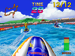 画像ギャラリー No.003のサムネイル画像 / 水上バイクを模した大型筐体で注目を集めた「アクアジェット」。アーケードアーカイブスで8月14日にリリース