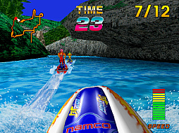 画像ギャラリー No.006のサムネイル画像 / 水上バイクを模した大型筐体で注目を集めた「アクアジェット」。アーケードアーカイブスで8月14日にリリース