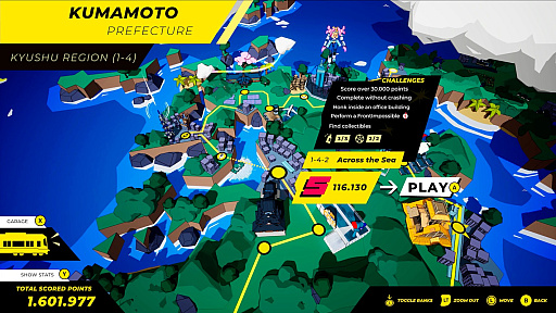 画像ギャラリー No.005のサムネイル画像 / 空中トリックを決めながら高速で走り続ける「電車アタック」の親日っぷりがハンパない。九州から北海道まで47都道府県を駆け抜けろ!