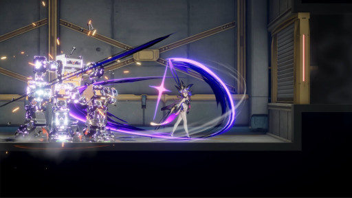 画像ギャラリー No.004のサムネイル画像 / アニメ調メトロイドヴァニア「少女と学園城」,Steamでリリース。攻防一体の戦闘システムやLive2Dで描かれる美少女キャラクターが魅力