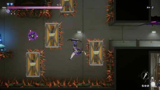 画像ギャラリー No.015のサムネイル画像 / アニメ調メトロイドヴァニア「少女と学園城」,Steamでリリース。攻防一体の戦闘システムやLive2Dで描かれる美少女キャラクターが魅力