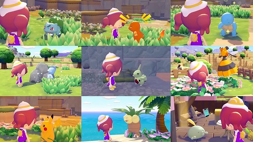 画像ギャラリー No.003のサムネイル画像 / ニンゲン姿のメタモンが,廃れてしまった街を再建する。スローライフサンドボックス「ぽこ あ ポケモン」,約10分間のゲーム紹介動画を公開