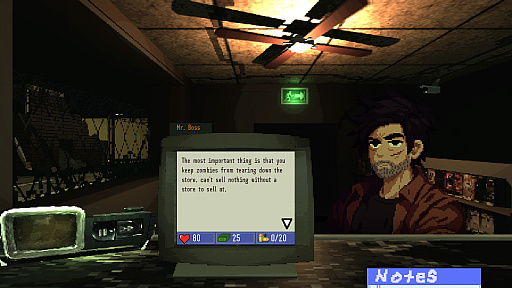 画像ギャラリー No.006のサムネイル画像 / 接客しながらゾンビを撃退するワンオペ夜勤ゲーム「Service with a Shotgun」(ほぼ日 インディーPick Up!)