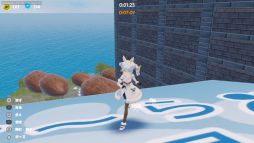 画像ギャラリー No.003のサムネイル画像 / ホロライブ所属のタレントを操作して,ゴールを目指すジャンプアクション「はねホロ!」,Steamで配信開始。本編の価格は無料