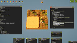 画像ギャラリー No.008のサムネイル画像 / ドローンをプログラミングして各種タスクを自動化する農業パズルゲーム「農家はReplace() されました」,正式版をSteamでリリース
