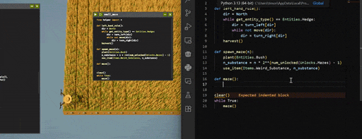 画像ギャラリー No.012のサムネイル画像 / ドローンをプログラミングして各種タスクを自動化する農業パズルゲーム「農家はReplace() されました」,正式版をSteamでリリース