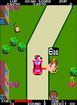 画像ギャラリー No.002のサムネイル画像 / 「ジョイフルロード」,アーケードアーカイブスで10月16日に配信決定。1983年にSNKから発売された,腕のついた車を操縦するアクションゲーム