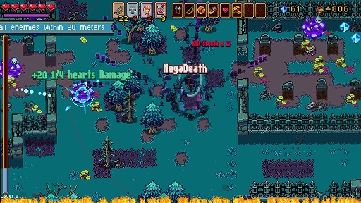 画像ギャラリー No.008のサムネイル画像 / 死神に追われながら“煉獄”を進むローグライク縦スクロールRPG「Death by Scrolling」,10月28日にリリース決定