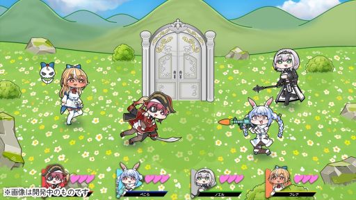 画像ギャラリー No.005のサムネイル画像 / ホロライブ3期生が暴れ散らかす2.5D対戦アクション「ホロライブファンタジーバトル」,2026年上半期にSteamで配信。最大4人で対戦できる