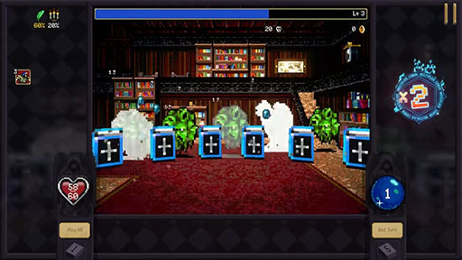 画像ギャラリー No.001のサムネイル画像 / 「ヴァンサバ」スピンオフのデッキ構築ローグライト「Vampire Crawlers」,探索やバトルの様子を確認できるゲームプレイ映像を公開