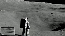 画像ギャラリー No.006のサムネイル画像 / JAXAとの共同研究によって再現されたリアルな月を探索する「REAL MOON」,近日中にSteamで無料公開。誰もいない月面を自由に歩き回る