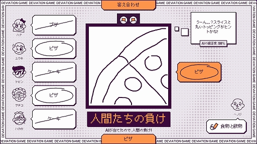 画像ギャラリー No.002のサムネイル画像 / AIにバレずに人間にお題を伝えるパーティお絵描きゲーム「デヴィエーション・ゲーム」,12月12日にSteamでリリース