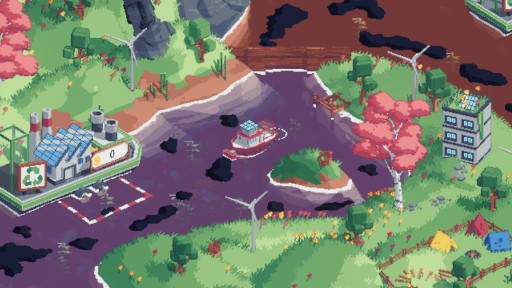 画像ギャラリー No.001のサムネイル画像 / ボートでゴミを回収する海洋浄化シム「Spilled!」,スマホ版をリリース。美しく蘇らせた海で,イルカやウミガメなどの姿を見よう