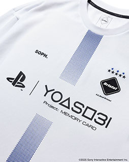 画像ギャラリー No.002のサムネイル画像 / 「YOASOBI」,PS発売30周年記念プロジェクトの楽曲リリースを記念して,アパレルブランド「SOPH.」とコラボしたゲームシャツをリリース