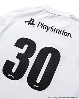 画像ギャラリー No.006のサムネイル画像 / 「YOASOBI」,PS発売30周年記念プロジェクトの楽曲リリースを記念して,アパレルブランド「SOPH.」とコラボしたゲームシャツをリリース