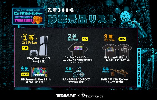 画像ギャラリー No.013のサムネイル画像 / インディーゲームイベント「BitSummit the 13th」,フード・物販エリア情報を公開。PS5などの景品が当たるスタンプラリー企画も開催へ