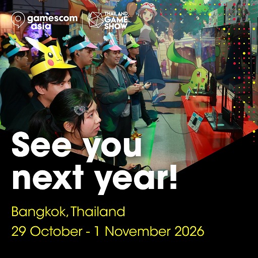 画像ギャラリー No.002のサムネイル画像 / 東南アジア最大級のゲームイベント「gamescom asia x Thailand Game Show 2026」,2026年10月29日から11月1日にタイ・バンコクで開催