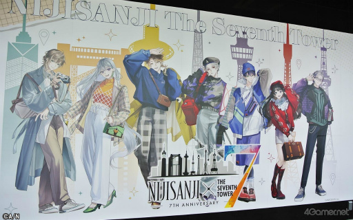 画像ギャラリー No.004のサムネイル画像 / 月ノ美兎さんとコラボ,圧巻の壁面パネルも登場。「NIJISANJI × THE SEVENTH TOWER」東京タワー編レポート