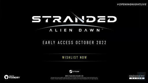 ̤ΤȴХХSLGStranded: Alien Dawnס2022ǯ10Steamǥ꡼ͽ