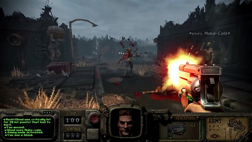 画像ギャラリー No.002のサムネイル画像 / ファンメイドMOD「Fallout: Bakersfield」,最新トレイラーを公開。ネクロポリスの攻防をGZDoomエンジンでFPSに昇華