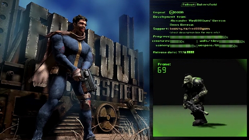 画像ギャラリー No.006のサムネイル画像 / ファンメイドMOD「Fallout: Bakersfield」,最新トレイラーを公開。ネクロポリスの攻防をGZDoomエンジンでFPSに昇華