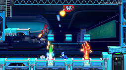 画像ギャラリー No.004のサムネイル画像 / 新作「ロックマン:デュアル オーバーライド」,2027年発売。伝統芸の横スクロールアクションを,最新の品質でデザイン!