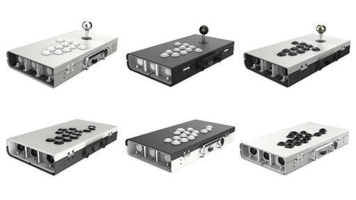 画像ギャラリー No.006のサムネイル画像 / ユーザー独自のアーケードスティックを作れる製品「iO」が発売。ボタンやスティック,外装を選んで注文できる